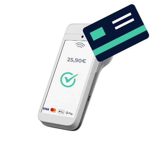 solutions de paiement et Terminal de paiement mobile ccv avec une carte bancaire à puce smart4invest